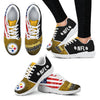 Simple Fashion Pittsburgh Steelers Shoes Athletic Sneakers