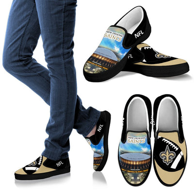 Proud Of Stadium New Orleans Saints Slip-on Shoes