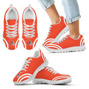 Lovely Curves Stunning Logo Icon Cleveland Browns Sneakers