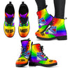 Colorful Rainbow New York Rangers Boots