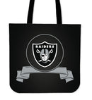 Score Art Oakland Raiders Tote Bags