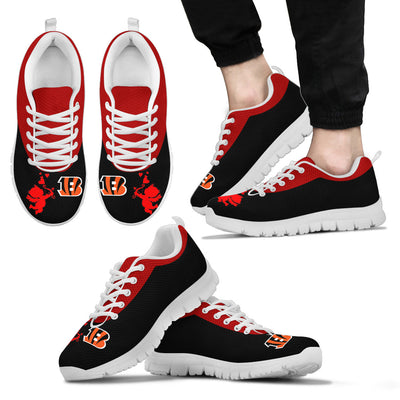 Cute Cupid Angel Background Cincinnati Bengals Sneakers