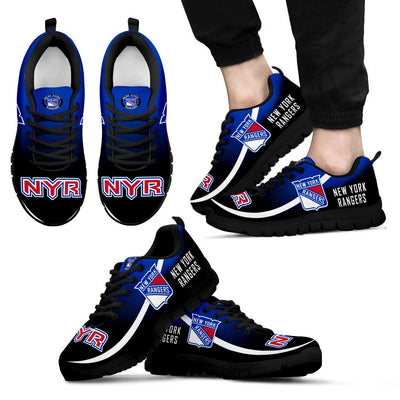 Mystery Straight Line Up New York Rangers Sneakers