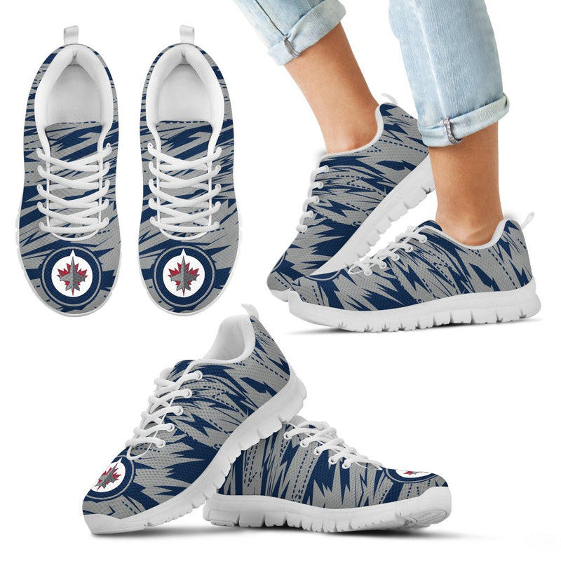 Brush Strong Cracking Comfortable Winnipeg Jets Sneakers