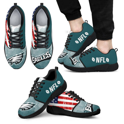 Simple Fashion Philadelphia Eagles Shoes Athletic Sneakers