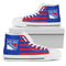 American Flag New York Rangers High Top Shoes