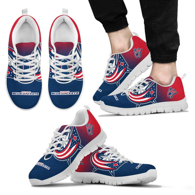 Colorful Unofficial Columbus Blue Jackets Sneakers