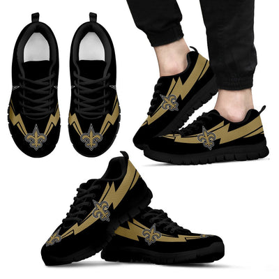 Three Amazing Good Line Charming Logo New Orleans Saints Sneakers