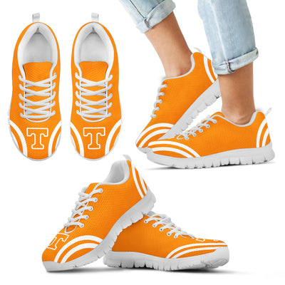 Lovely Curves Stunning Logo Icon Tennessee Volunteers Sneakers