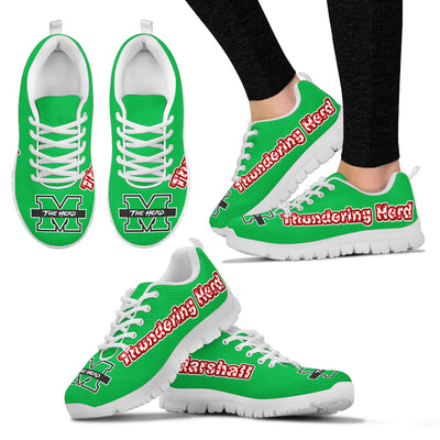 Magnificent Marshall Thundering Herd Amazing Logo Sneakers