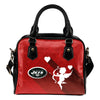 Superior Cupid Love Delightful New York Jets Shoulder Handbags