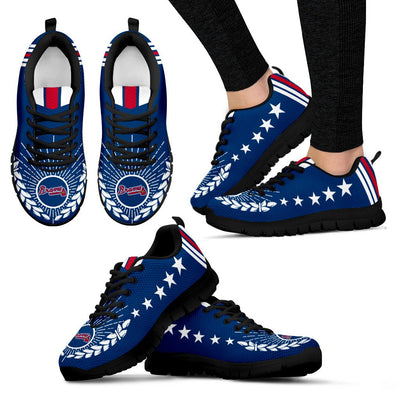 Line Of Stars Victory Atlanta Braves Sneakers