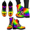 Colorful Rainbow San Francisco 49ers Boots