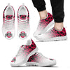 Leopard Pattern Awesome Ohio State Buckeyes Sneakers