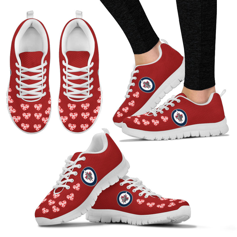 Love Extreme Emotion Pretty Logo Winnipeg Jets Sneakers