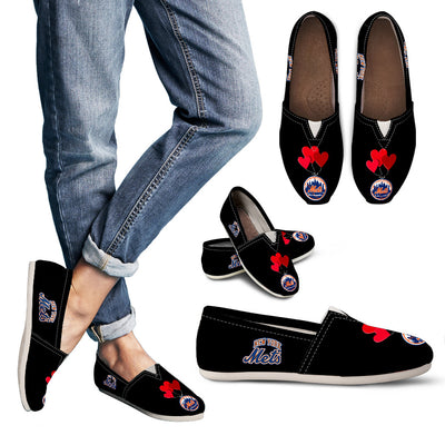 Lovely Heart Balloon Beautiful Logo New York Mets Casual Shoes