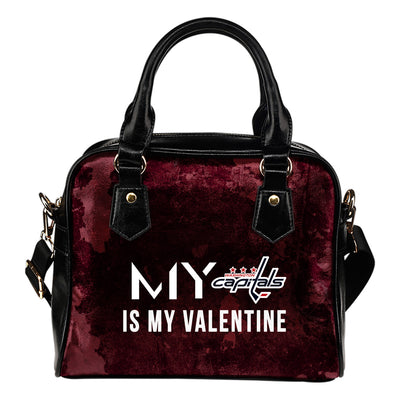 My Perfectly Love Valentine Fashion Washington Capitals Shoulder Handbags