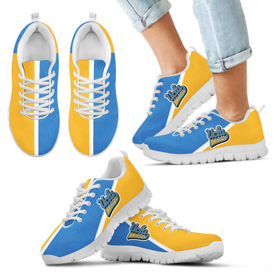 Dynamic Aparted Colours Beautiful Logo UCLA Bruins Sneakers