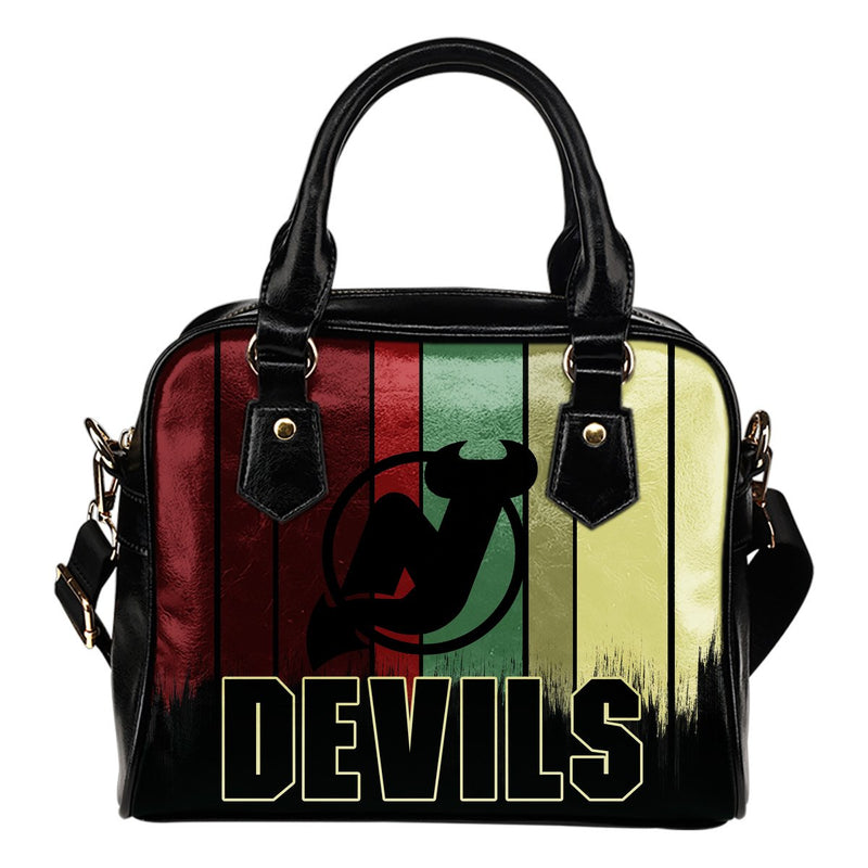 Pro Shop Vintage New Jersey Devils Purse Shoulder Handbag