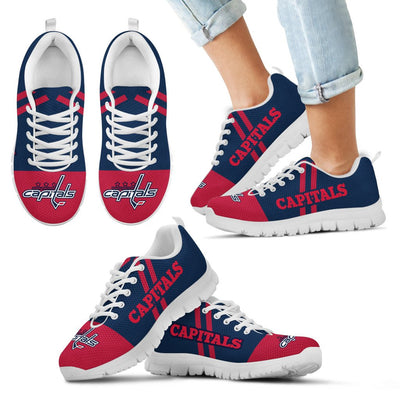 Line Stripe Logo Bottom Washington Capitals Sneakers