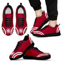 Lovely Curves Stunning Logo Icon Alabama Crimson Tide Sneakers