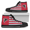 American Flag Atlanta Falcons High Top Shoes