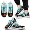 Mystery Straight Line Up Miami Dolphins Sneakers