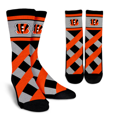 Sports Highly Dynamic Beautiful Cincinnati Bengals Crew Socks