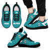 Pattern Logo Slide In Line Miami Dolphins Sneakers