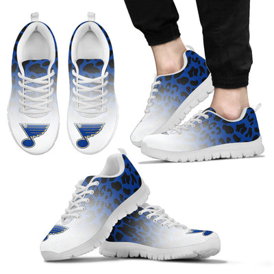 Beautiful St. Louis Blues Sneakers Leopard Pattern Awesome