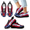 Proud Of American Flag Three Line Calgary Flames Sneakers