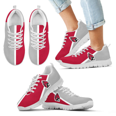 Dynamic Aparted Colours Beautiful Logo Ball State Cardinals Sneakers