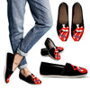 Hot Sexy Lip Valentine Romantic Logo Atlanta Braves Casual Shoes