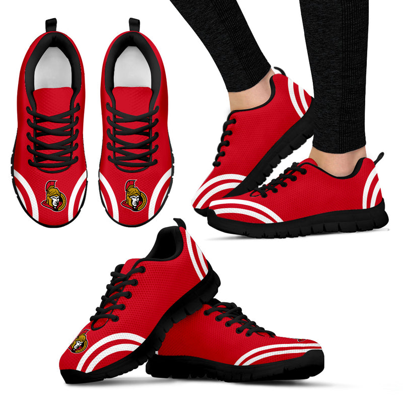 Lovely Curves Stunning Logo Icon Ottawa Senators Sneakers