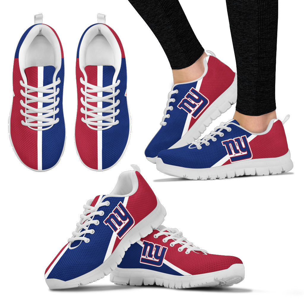 Dynamic Aparted Colours Beautiful Logo New York Giants Sneakers