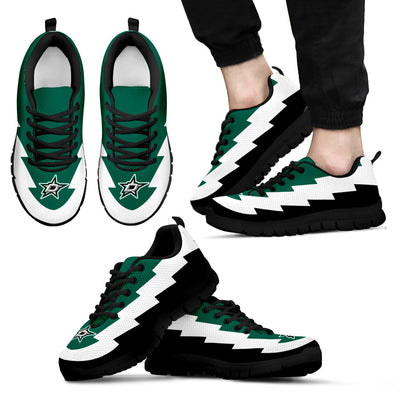 Jagged Saws Creative Draw Dallas Stars Sneakers