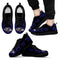 Tribal Flames Pattern Baltimore Ravens Sneakers