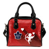 Superior Cupid Love Delightful Toronto Maple Leafs Shoulder Handbags
