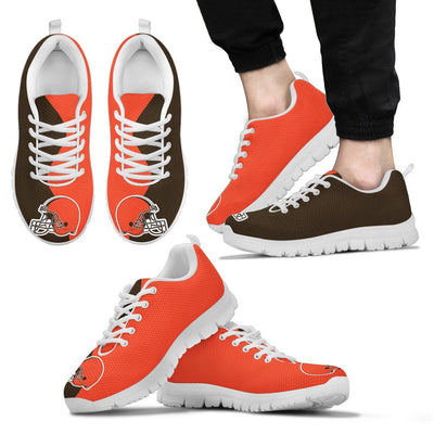 Two Colors Trending Lovely Cleveland Browns Sneakers