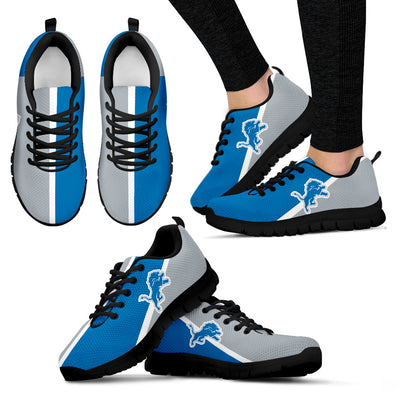 Dynamic Aparted Colours Beautiful Logo Detroit Lions Sneakers