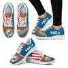 Simple Fashion Miami Dolphins Shoes Athletic Sneakers