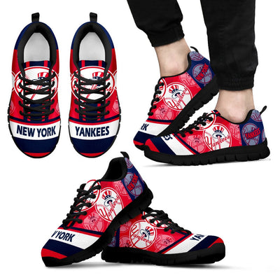 Three Impressing Point Of Logo New York Yankees Sneakers