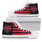 American Flag Arkansas State Red Wolves High Top Shoes