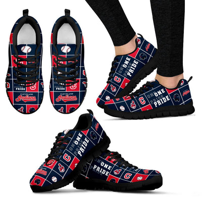 Colorful Pride Flag Cleveland Indians Sneakers