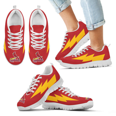 Perfect St. Louis Cardinals Sneakers Thunder Lightning Amazing Logo