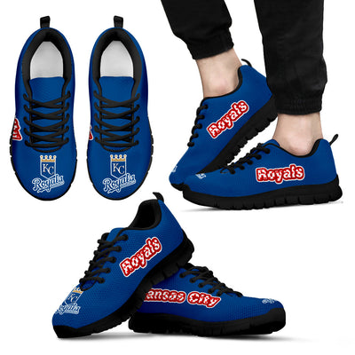 Magnificent Kansas City Royals Amazing Logo Sneakers