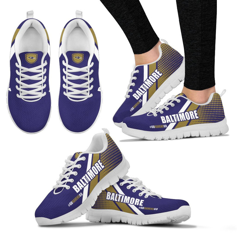 Go Baltimore Ravens Go Baltimore Ravens Sneakers