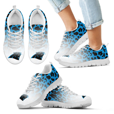 Leopard Pattern Awesome Carolina Panthers Sneakers