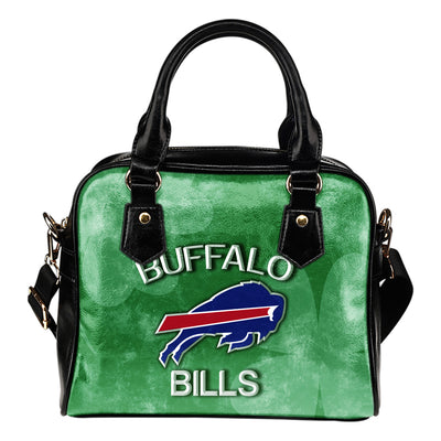 Full Beautiful Lucky Leaf Buffalo Bills Shoulder Handbags