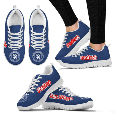 Magnificent San Diego Padres Amazing Logo Sneakers